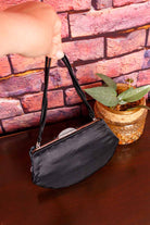 20s Handtasche schwarz Perlen