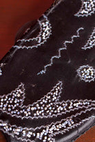 20s Handtasche schwarz Perlen