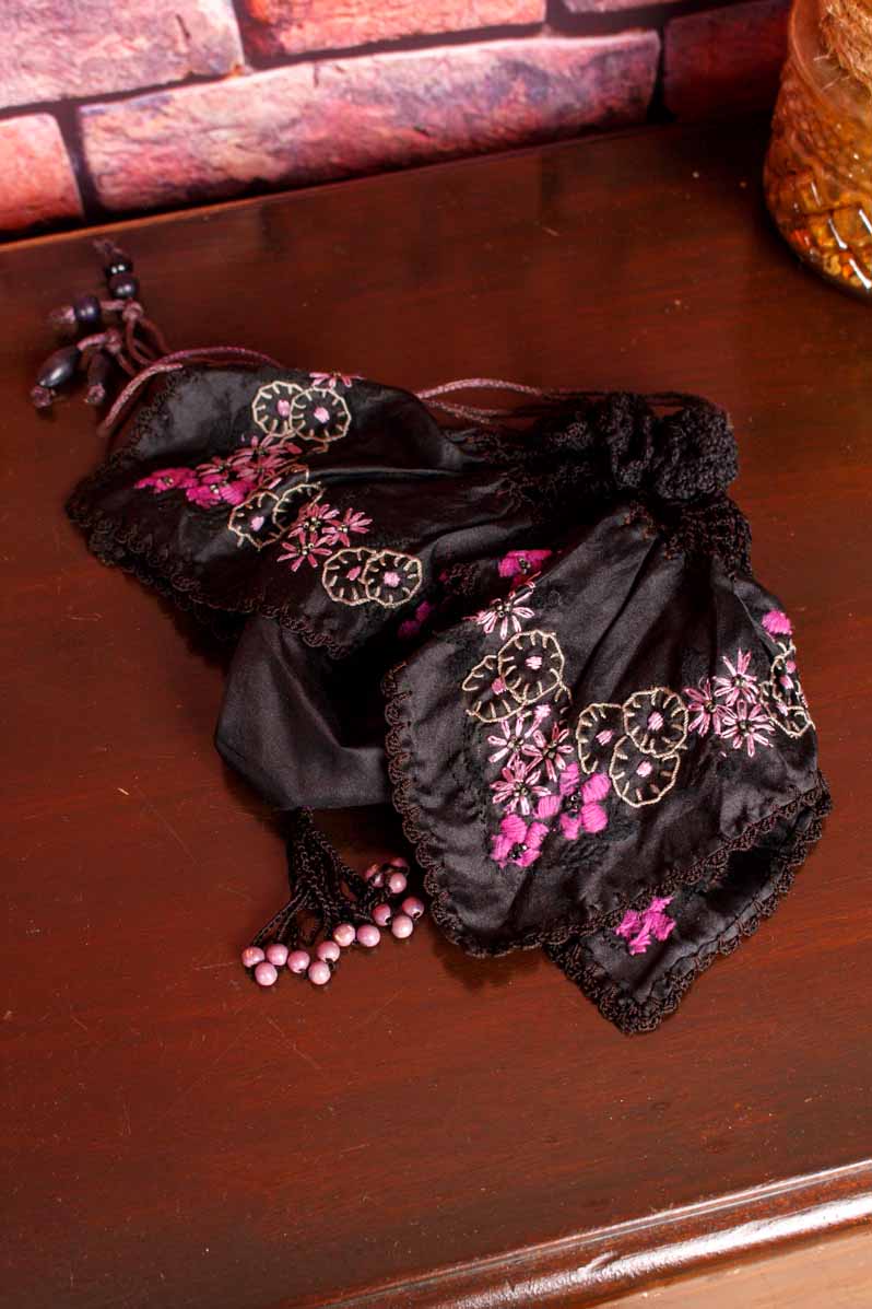Viktorianische Handtasche Beutel Seide