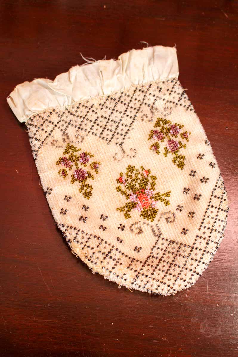 Viktorianische Perlentasche Beutel