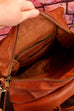 Liebeskind Leder Handtasche dunkelbraun