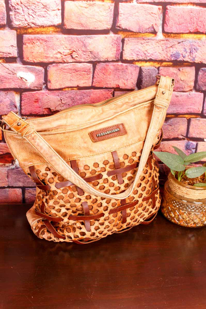 Freds Bruder Leder Handtasche