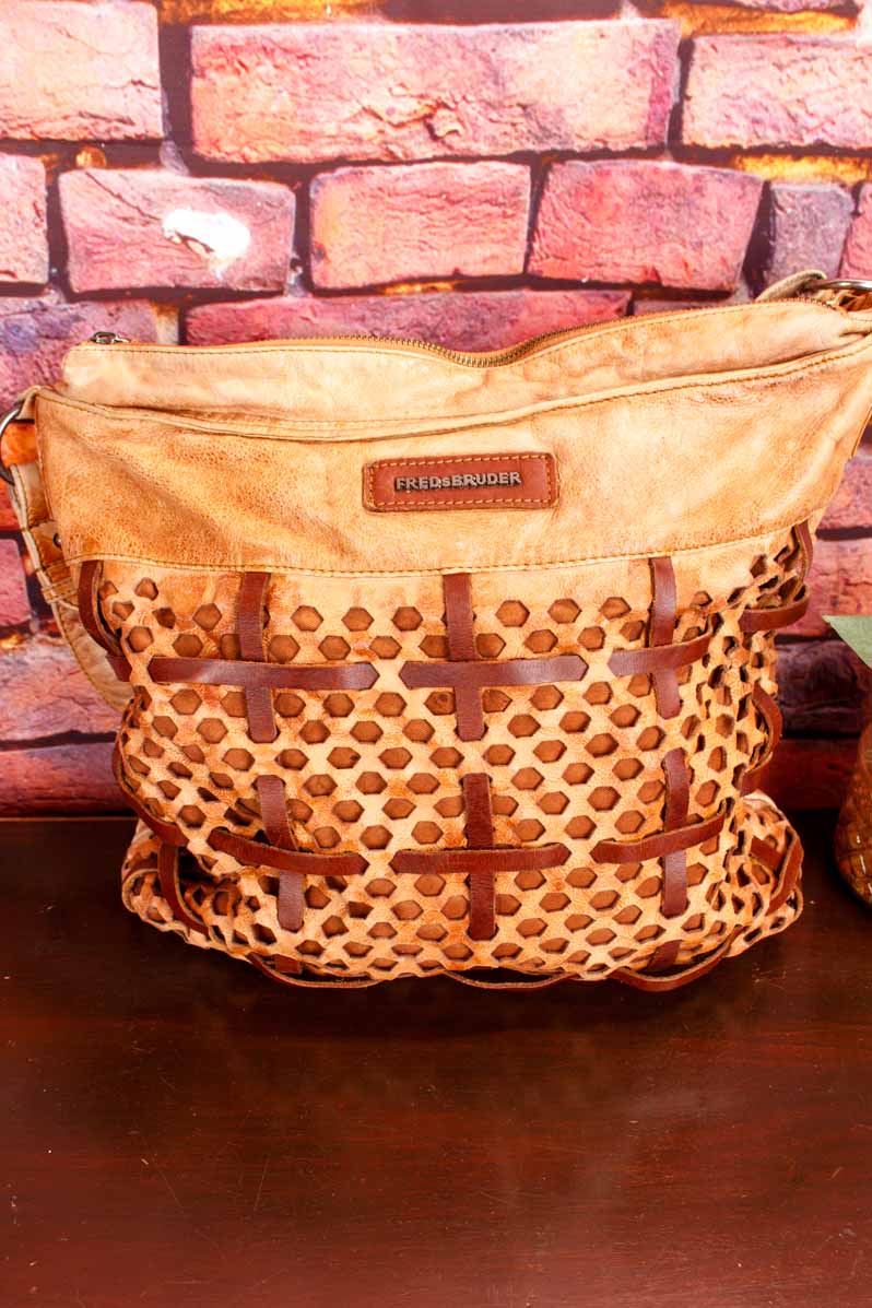 Freds Bruder Leder Handtasche