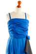 Vintage Abendkleid lang blau