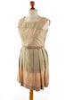 Vintage 50er Kleid beige
