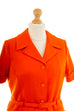 Vintage Kostüm orange Wollmix