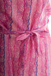 80er Sommerkleid rosa Muster