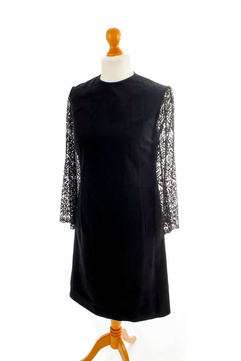 Vintage 60er Abendkleid schwarz