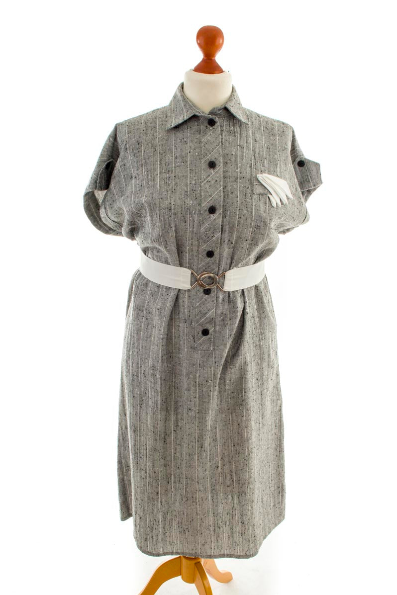 Vintage Kleid grau