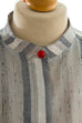 Vintage Schlagerkleid grau Muster