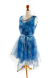 Vintage Petticoatkleid blau