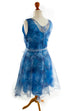 Vintage Petticoatkleid blau
