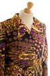 60er Disco Kleid bunt Muster