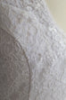 Brautkleid weiß Spitze Schnürung