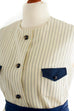 Vintage Shirtkleid Wollmix