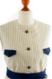 Vintage Shirtkleid Wollmix
