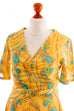 Vintage Rockabella Kleid gelb