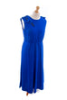 elegantes Abendkleid blau Stretch