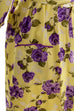 Vintage Morgenrock Hauskleid gelb lila