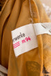 80er DDR Samtrock beige 80er beige bunt DDR Frau M 40-42 orange Rockabilly vintageberlin.de