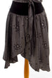 Partykleid schwarz Samt+Taft 80er 90er Abendmode Disco Frau schwarz XS 32-34 vintageberlin.de