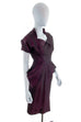 40er Jahre Taftkleid Brokat