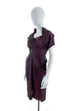 40er Jahre Taftkleid Brokat