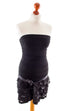 sexy kurzes Partykleid schwarz 90er Abendmode Disco Frau S 36-38 schwarz vintageberlin.de
