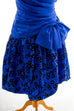 Partykleid blau Taft