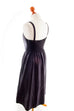 Abendkleid schwarz Satin