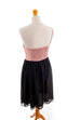Partykleid kurz schwarz rosa 90er Abendmode Frau rosa S 36-38 schwarz vintageberlin.de