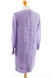 60er Minikleid lila 60er Disco Frau lila Mod real-disco real-schlager real_disco Rockabilly Schlager XS 32-34 vintageberlin.de