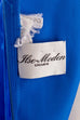 Chiffonkleid blau Glitzer