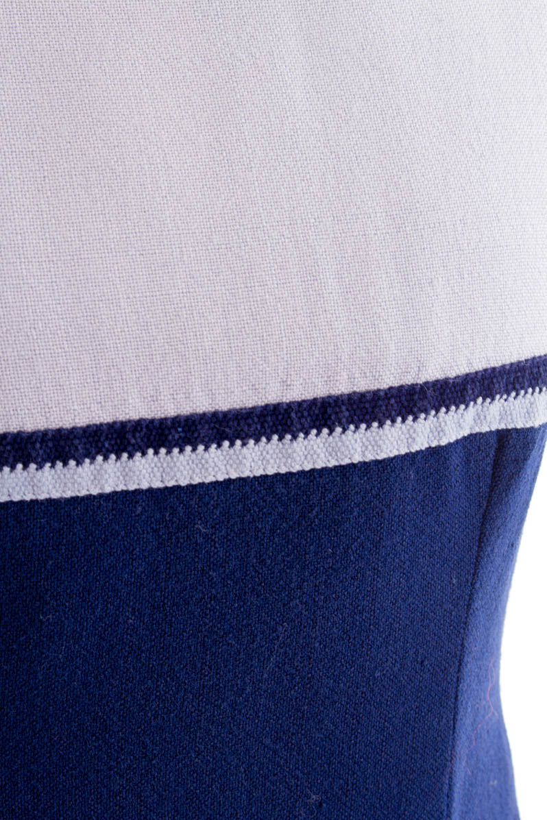 Etuikleid blau maritim