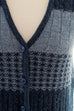 Vintage Strickweste taubenblau 60er blau Disco Frau M 40-42 real-disco real_disco Rockabilly Schlager Sekretärin vintageberlin.de