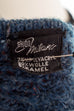 Vintage Strickweste taubenblau 60er blau Disco Frau M 40-42 real-disco real_disco Rockabilly Schlager Sekretärin vintageberlin.de