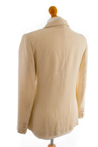 Vintage Blazer creme Leinen