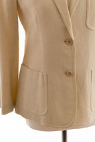 Vintage Blazer creme Leinen