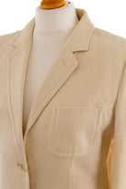 Vintage Blazer creme Leinen