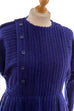 50er Jahre Wollkleid dunkelblau 40er 50er blau Frau L 44-46 real-rockabilly Rockabilly Special vintageberlin.de
