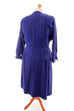 50er Jahre Wollkleid dunkelblau 40er 50er blau Frau L 44-46 real-rockabilly Rockabilly Special vintageberlin.de