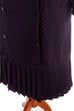 80er Power Dress blau Punkte 80er blau Boho bunt Charleston Flapper&Charleston Frau M 40-42 Sekretärin Special vintageberlin.de