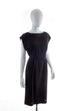 60er Cocktailkleid schwarz