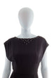 60er Cocktailkleid schwarz