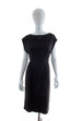 60er Cocktailkleid schwarz