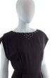 60er Cocktailkleid schwarz