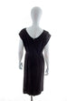 60er Cocktailkleid schwarz