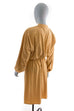80er Fledermauskleid beige