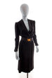 elegantes 80s Kleid schwarz