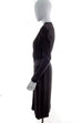 elegantes 80s Kleid schwarz